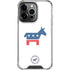 Democrat Donkey iPhone 14 Pro Clear Case